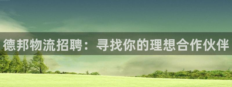 旺财28怎么下载教程：德邦物流招聘：