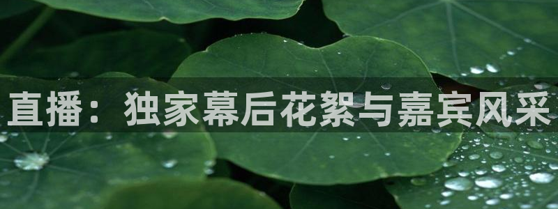 体育857直播：直播：独家幕后花絮与嘉宾风采